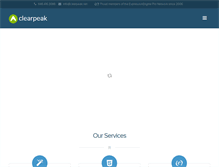 Tablet Screenshot of clearpeak.net